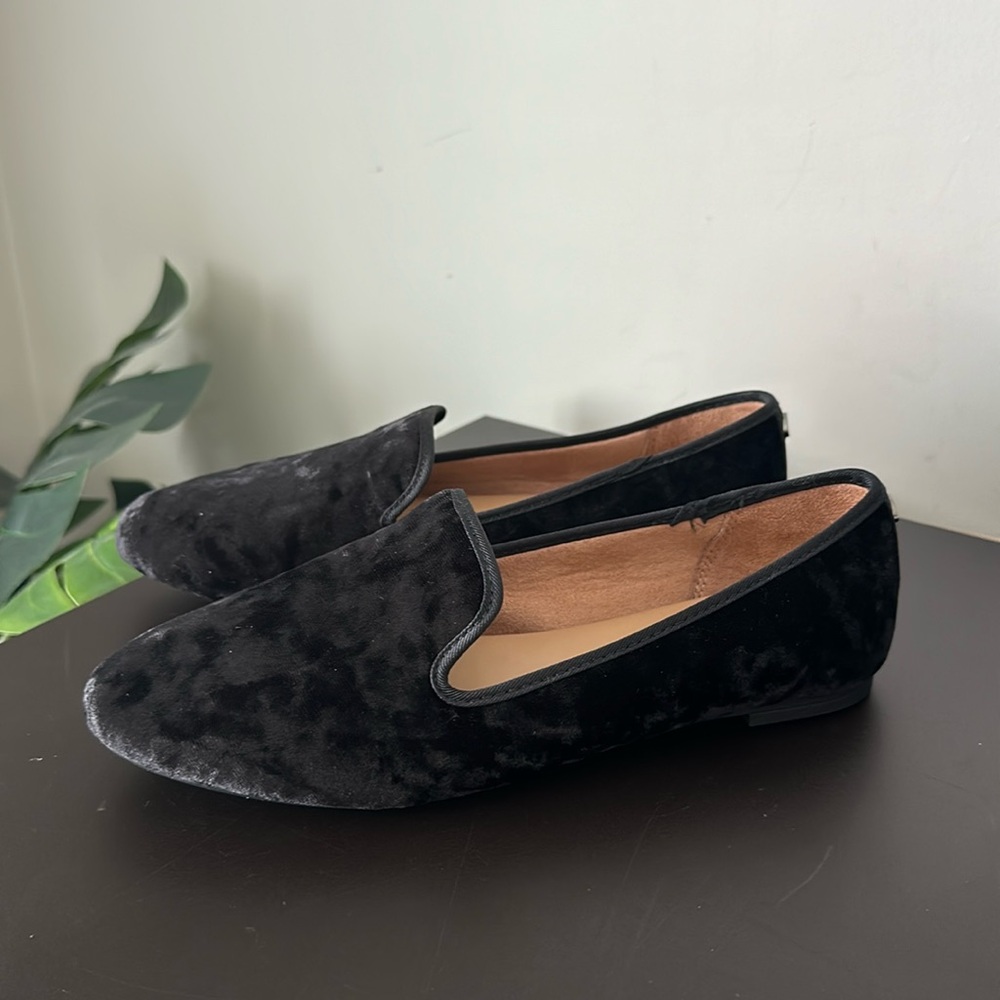 Sam Edelman Circus Black Velvet Flats